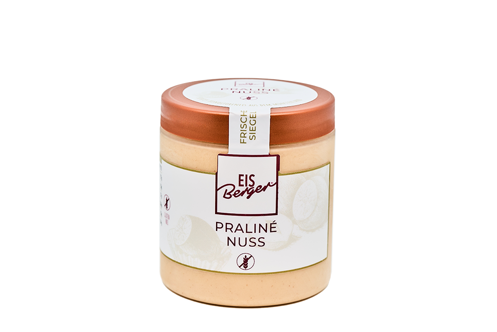 EisBerger Praliné Nuss – aktuelle Verpackung