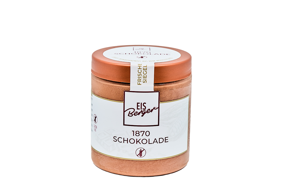 EisBerger 1870 Schokolade – aktuelle Verpackung