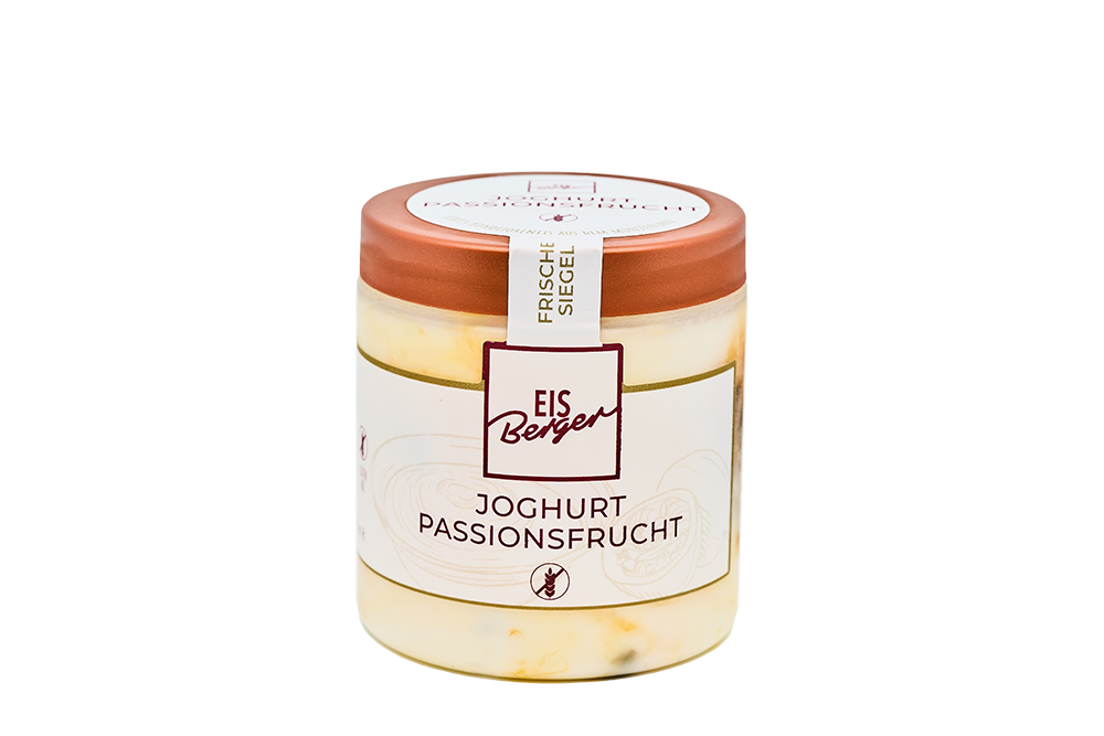EisBerger Joghurt Passionsfrucht – aktuelle Verpackung