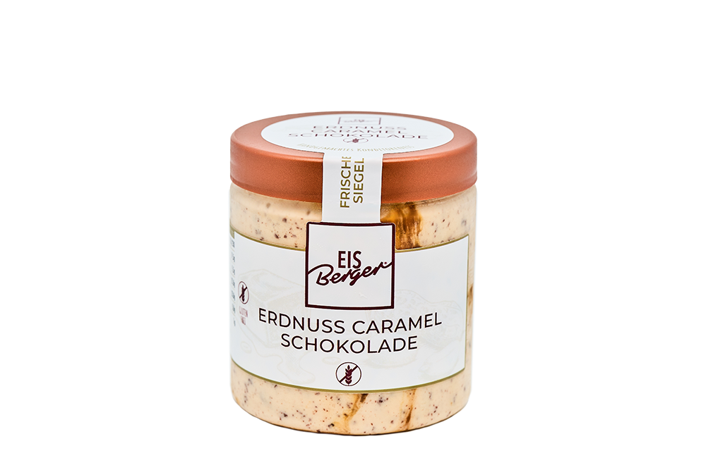 EisBerger Erdnuss Caramel Schokolade – aktuelle Verpackung