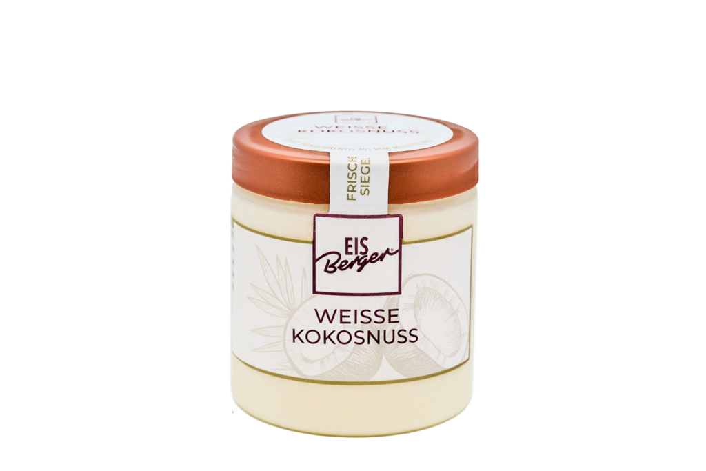 EisBerger Weisse Kokosnuss – aktuelle Verpackung