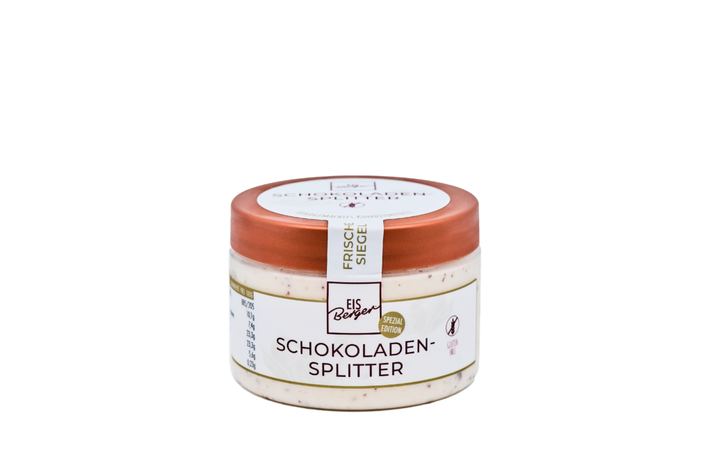 EisBerger Schokoladensplitter – aktuelle Verpackung